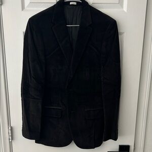 Calvin Klein Men's Black Corduroy Blazer